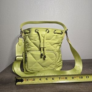 Steve Madden Lime Quilted Crossbody Bag